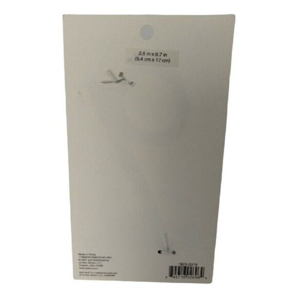 Park Lane Goldtone Metal Number 9 Address Doorplate 2 x 7 in Crafty Initial New - Picture 2 of 2